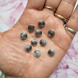 Metal Beads - Spiral