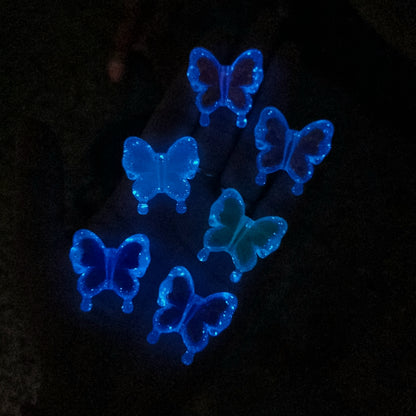 Luminous Acrylic Butterfly Beads