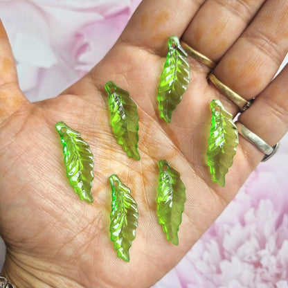 Acrylic Leaves (Lawn Green)
