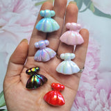 UV Plated Rainbow Iridescent Dress beads