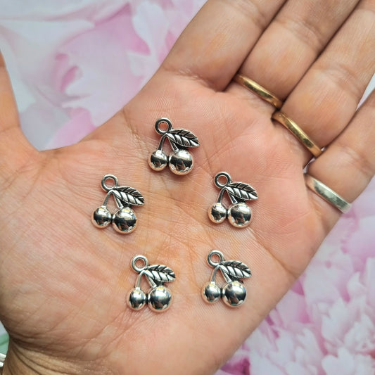 Metal Charms - Cherry