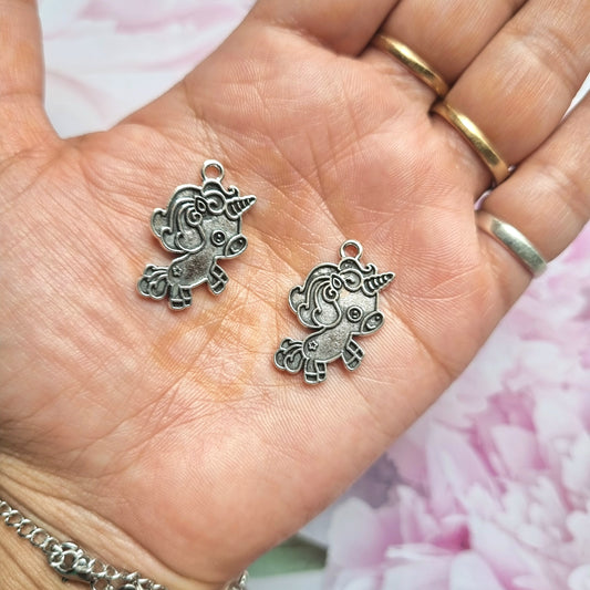 Metal Charms - Unicorn