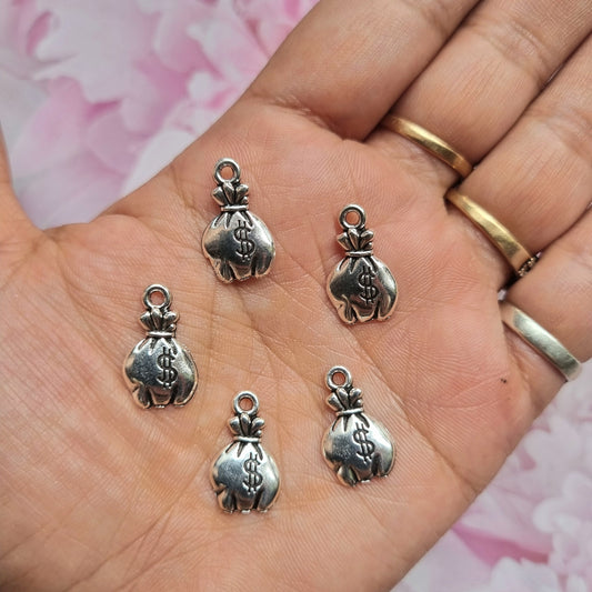 Metal Charms - Money Bag
