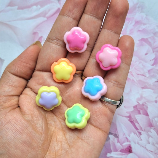 Acrylic Flower Beads