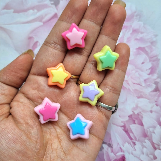 Acrylic Star Beads