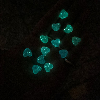 Luminous Heart Beads