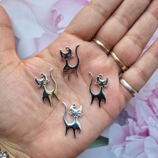 Metal Charms - Cat