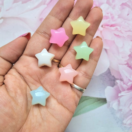 Acrylic Jelly Star Beads