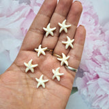 Synthetic Magnesite Starfish / Sea Star Beads