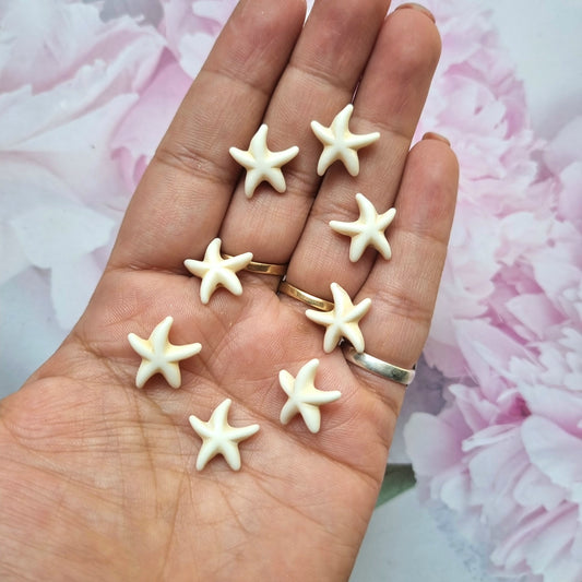 Synthetic Magnesite Starfish / Sea Star Beads