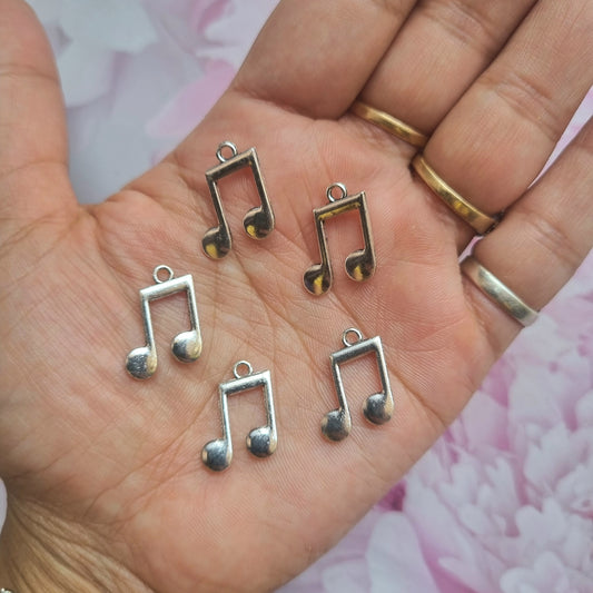 Metal Charms - Music Sign