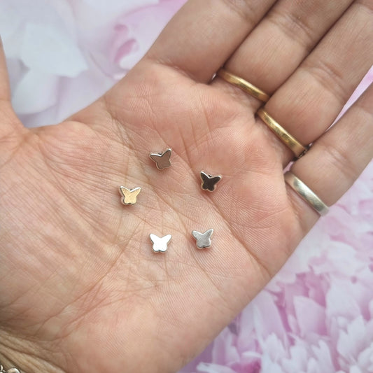 Metal Charms - Butterfly Bead