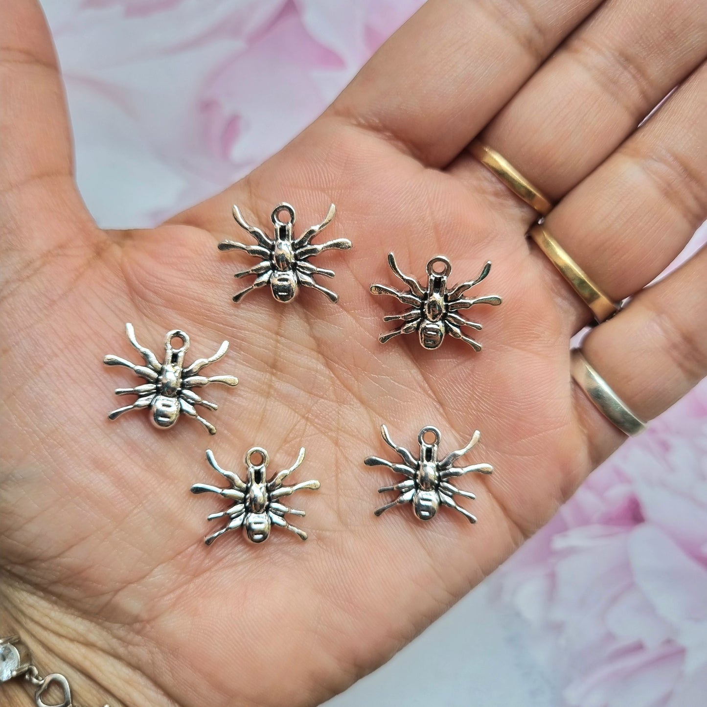Metal Charms - Spider