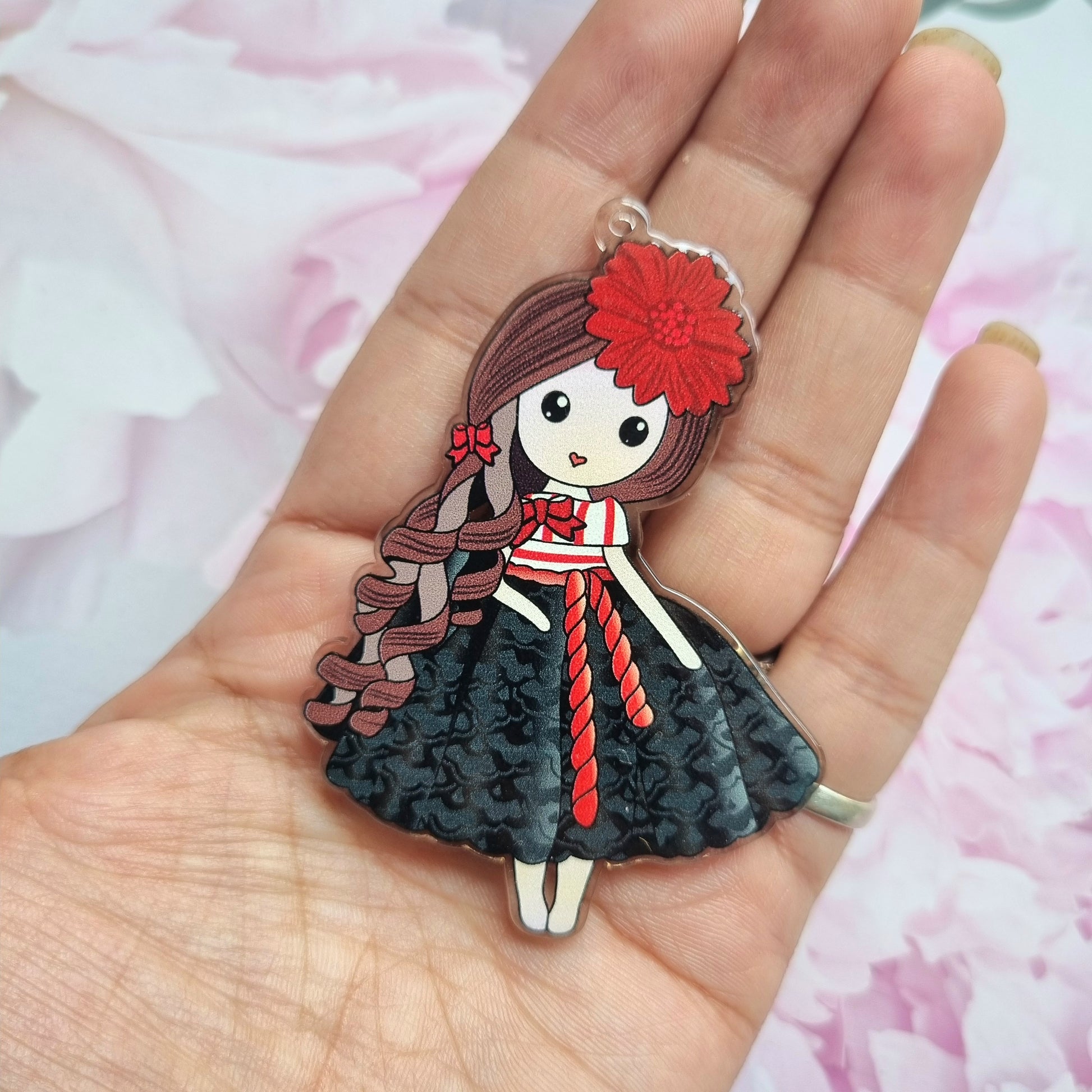 Acrylic Printed Pendant Doll - Main Image