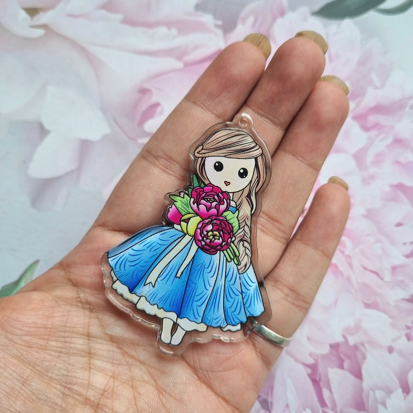 Acrylic Printed Pendant - Doll