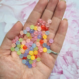 Acrylic Matte beads (6mm)