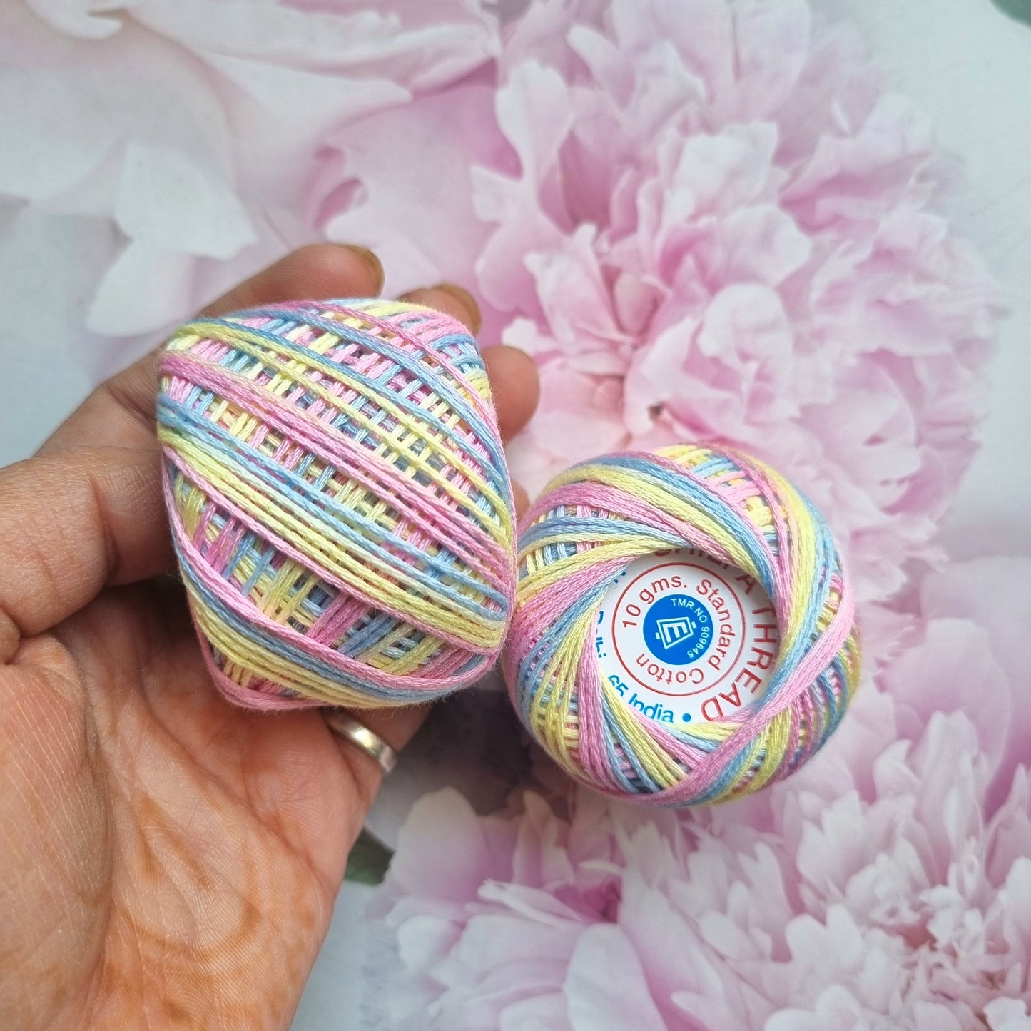 Pastel mix Cotton Thread