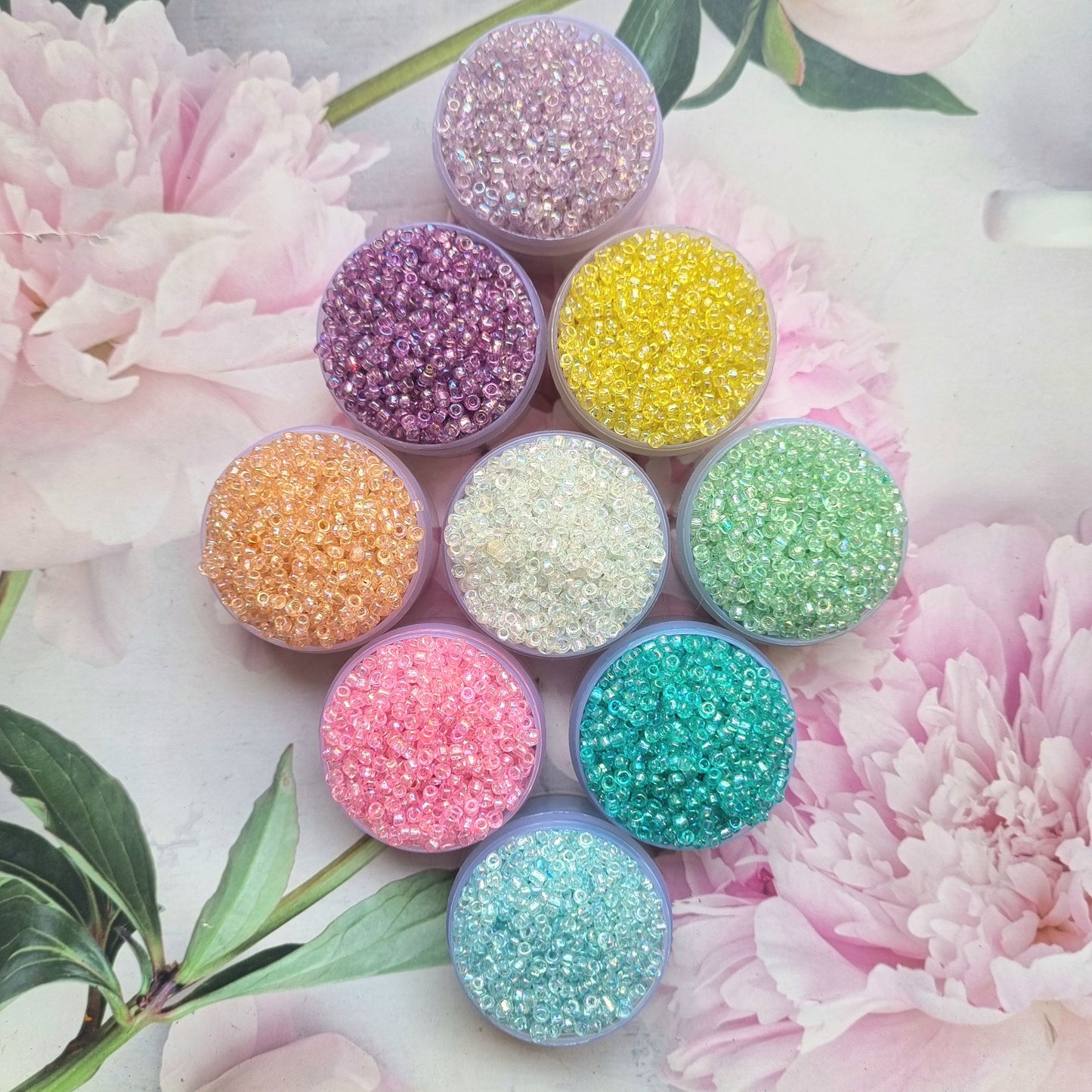 Seed Beads Rainbow Shine | Size - 8/0 (3mm)