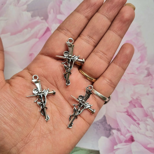 Metal Charms - Cross