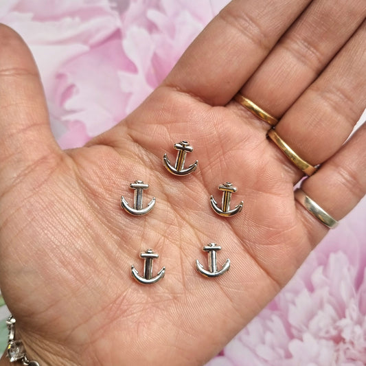 Metal Charms - Anchor Beads