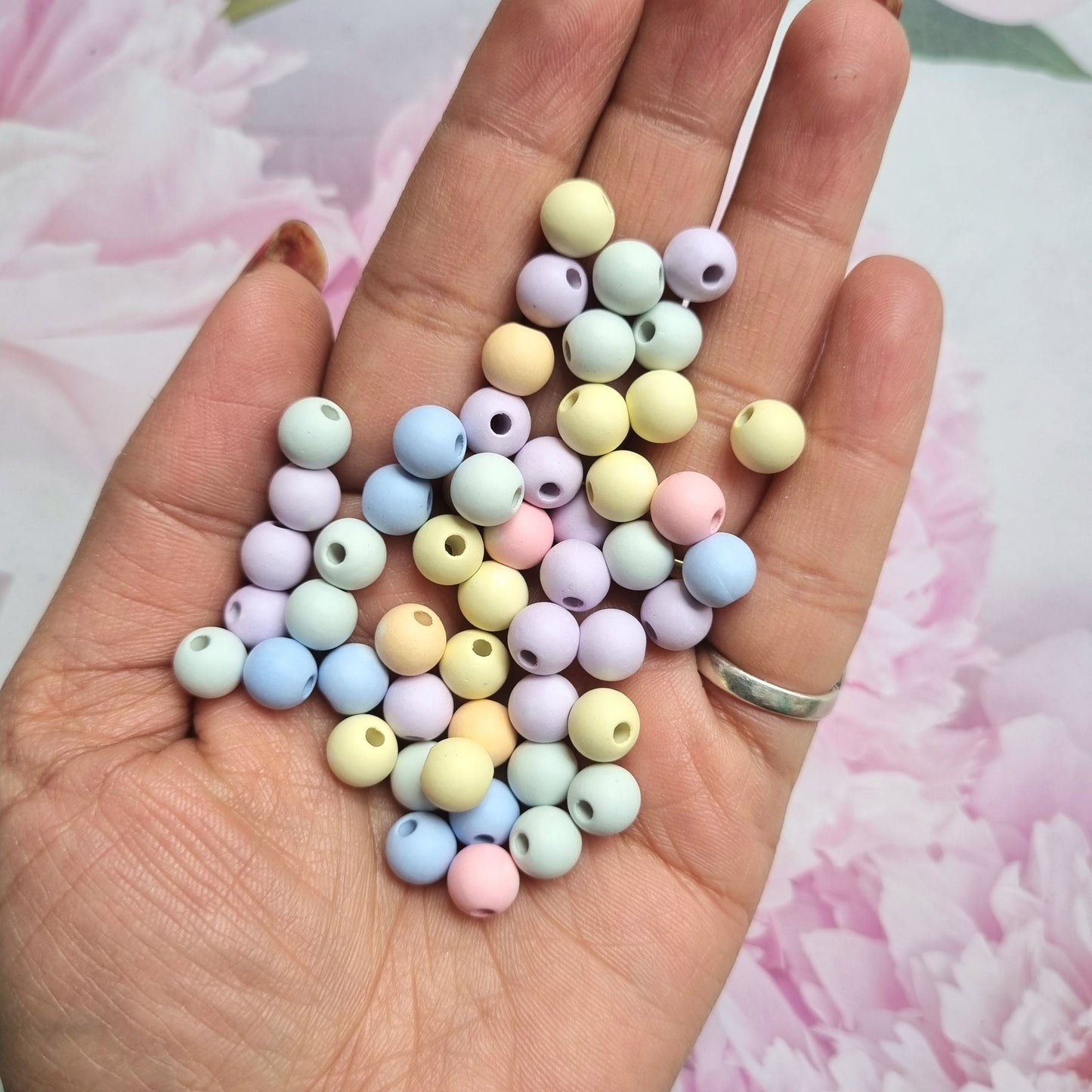 Acrylic Pastel Beads