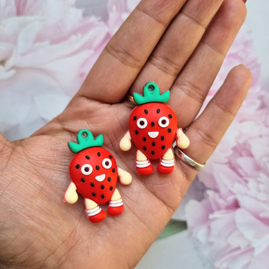 Silicon Charms - Strawberry