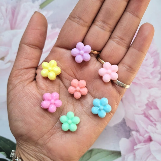 Colorful Pastel Flower Beads