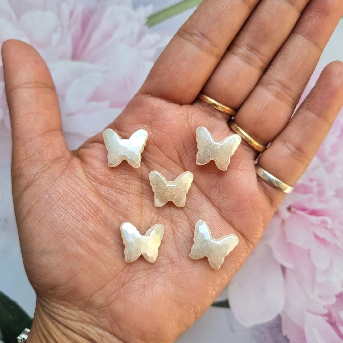 Pearlish Butterfly Beads