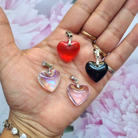 Glass Heart Pendent