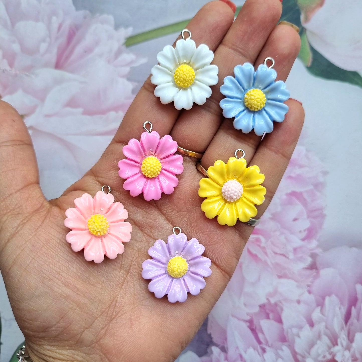 Resin Charms - Flower