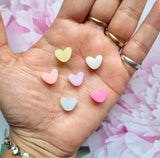 Jelly Heart Beads