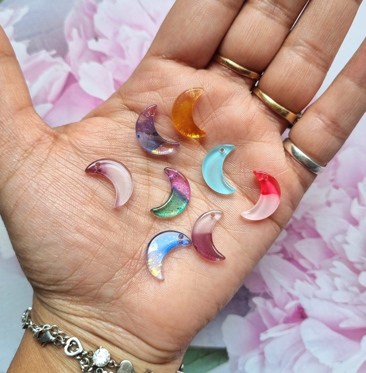 Glass Beads - Moon