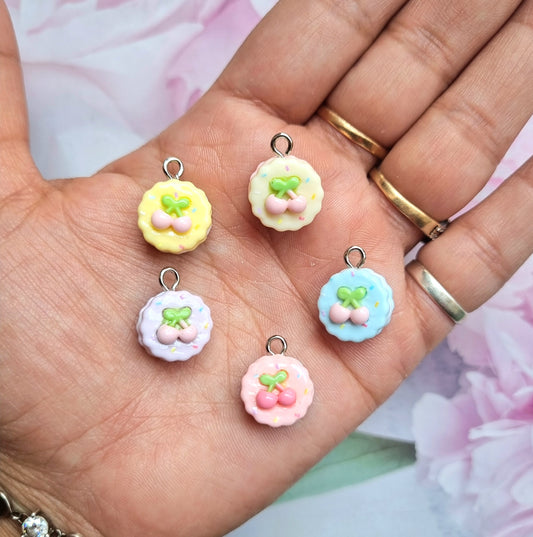 Resin Charms - Cherry Cake