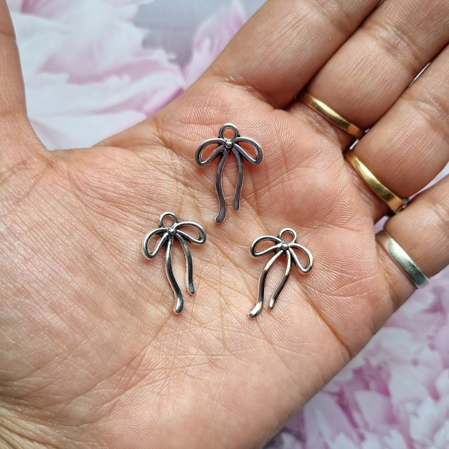 Metal Charms - Bow