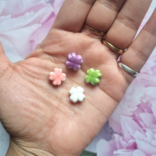 Porcelain Beads - Clover