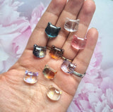 Lampwork Glass Beads - Cat