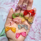 Acrylic Colorful Bow Beads