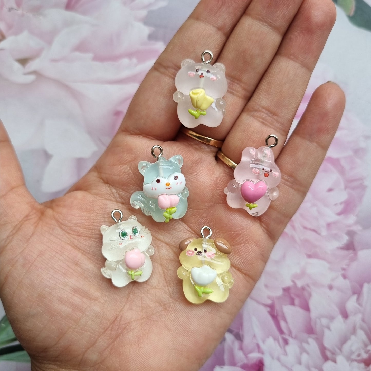 Resin Charms - Mixed Animals