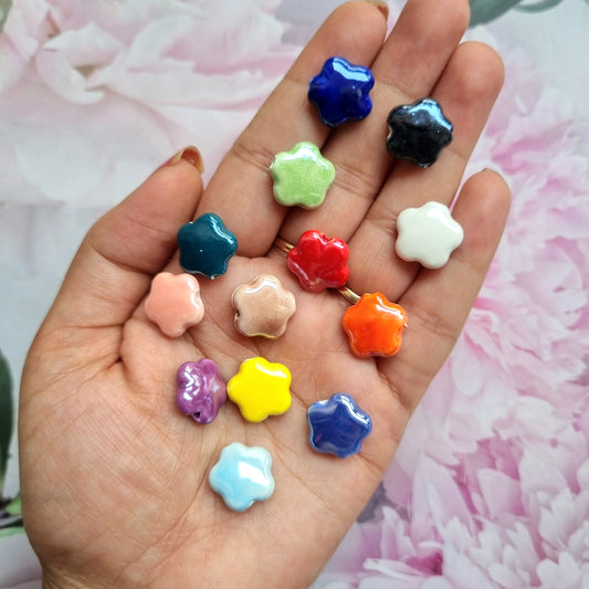 Porcelain Beads - Flower