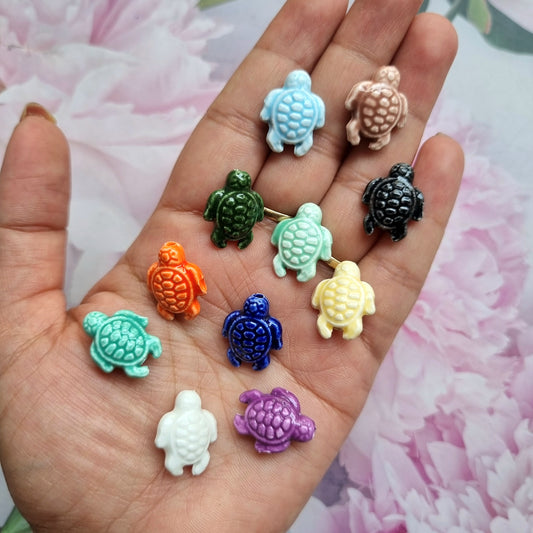 Porcelain Beads - Turtle