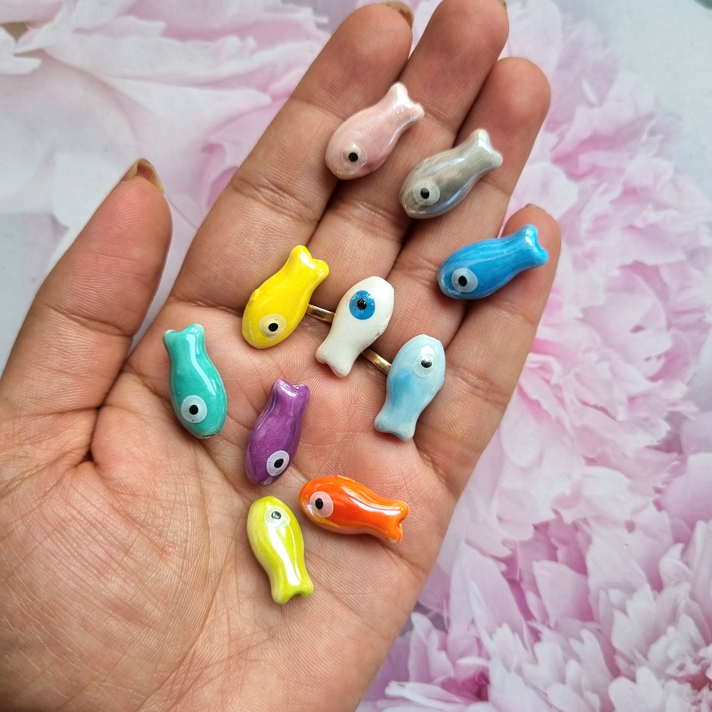 Porcelain Beads - Fish