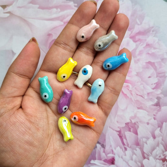 Porcelain Beads - Fish