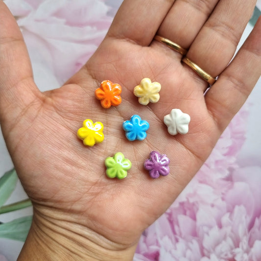 Porcelain Beads - Flower