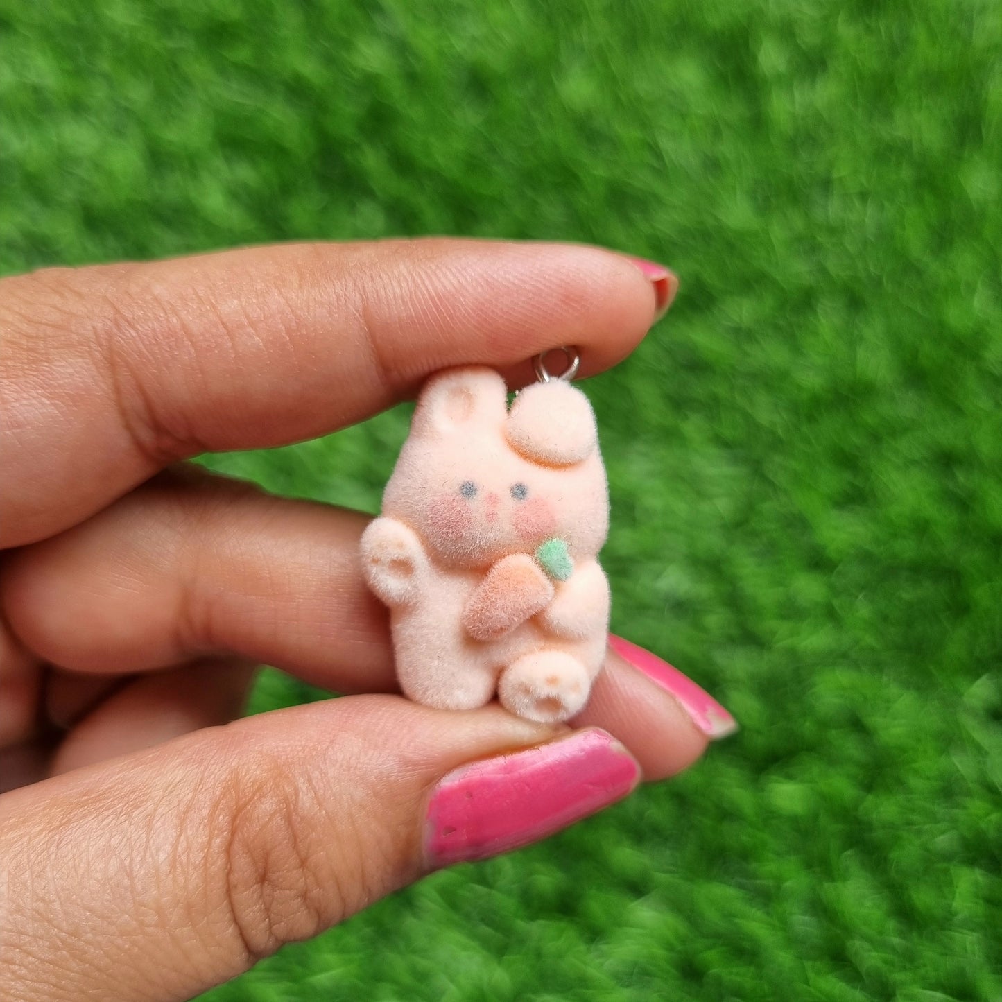 Resin Charms - Flocky Rabbit