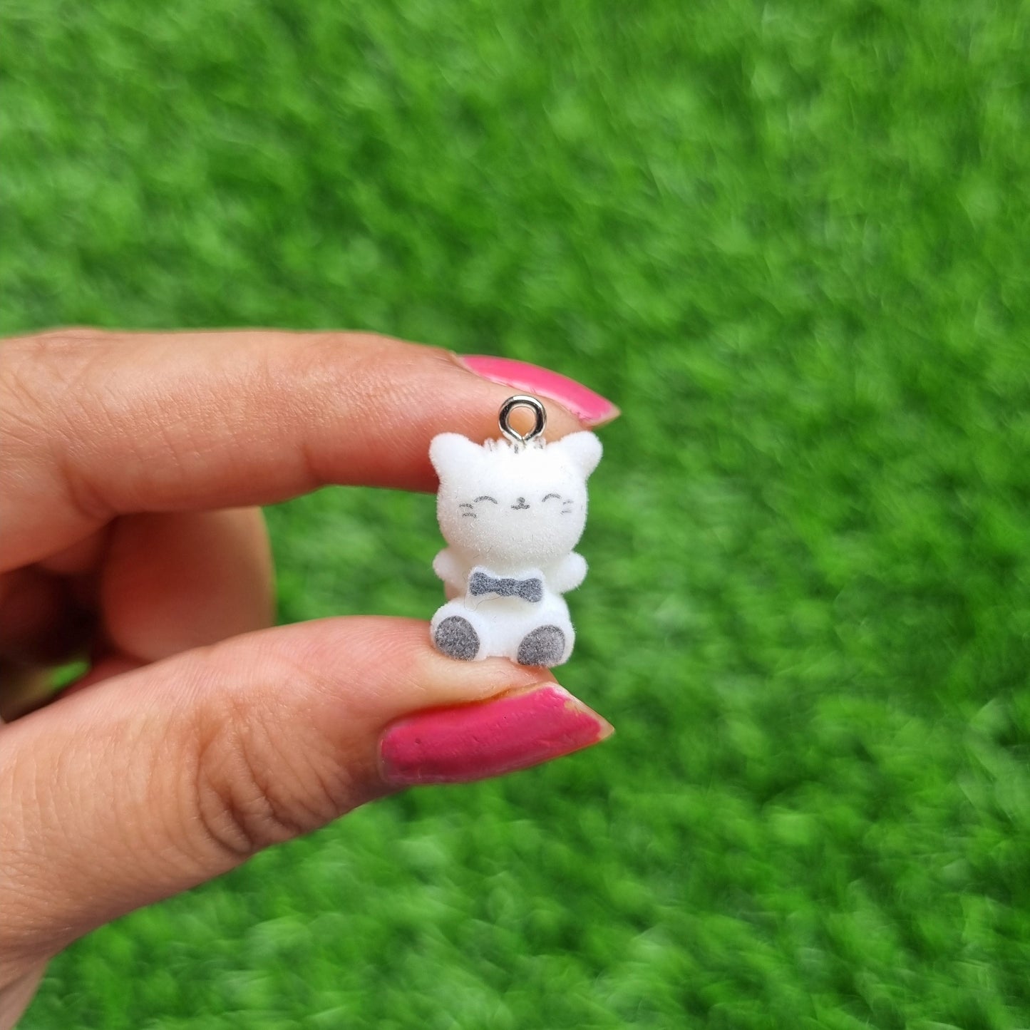 Resin Charms - Flocky Cat