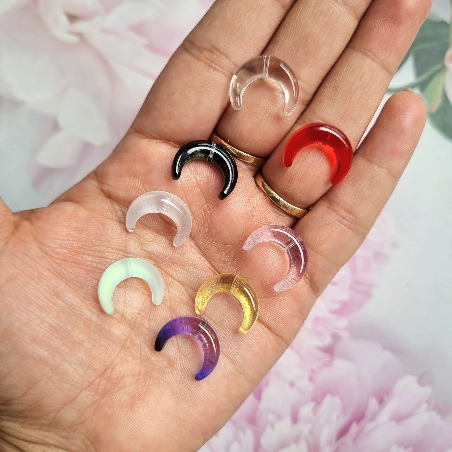 Glass Beads - Moon