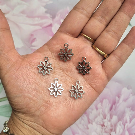 Metal Charms - Flower