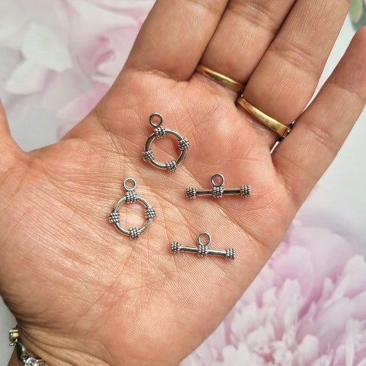 Metal Charms - Toggle Clasp