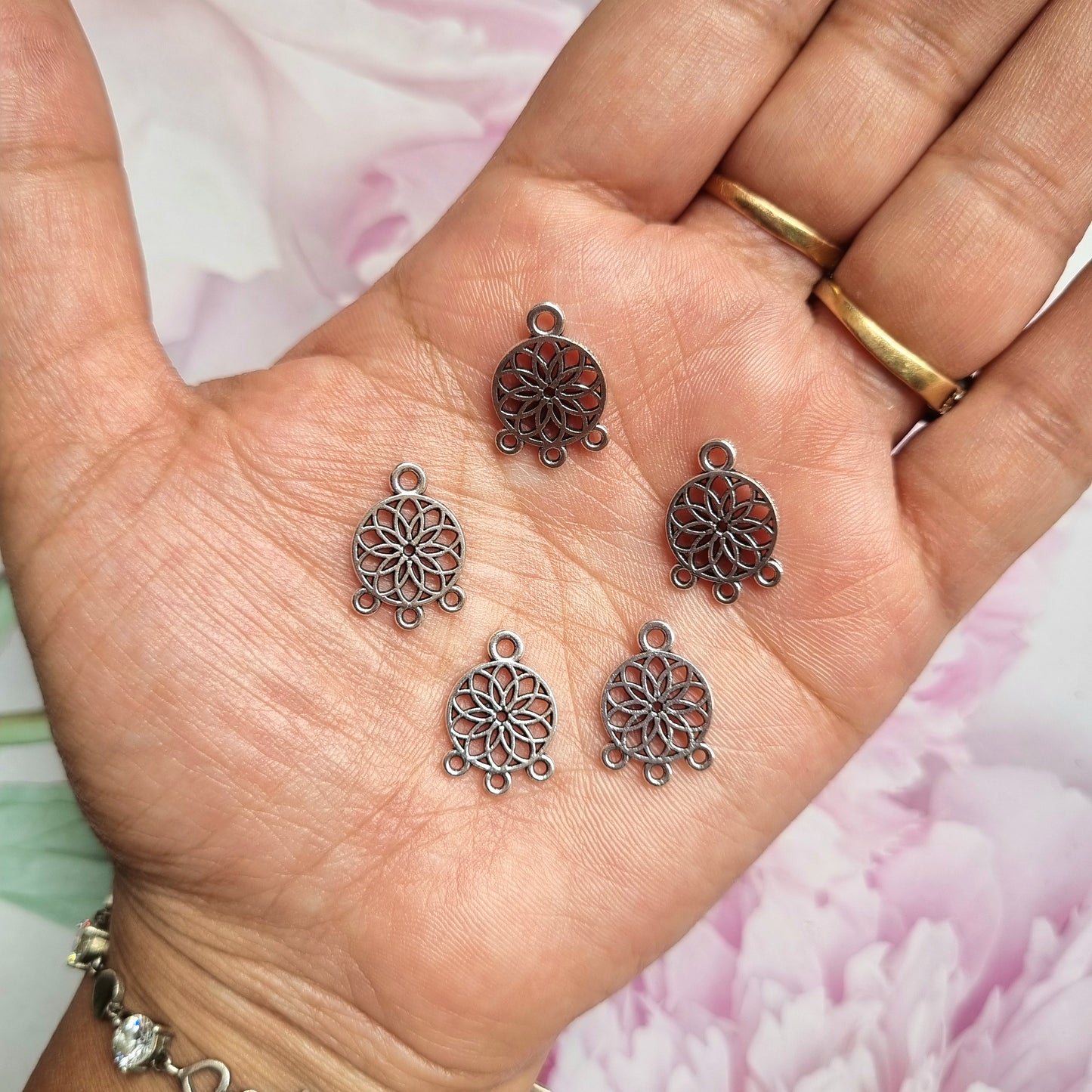 Metal Charms - Flower