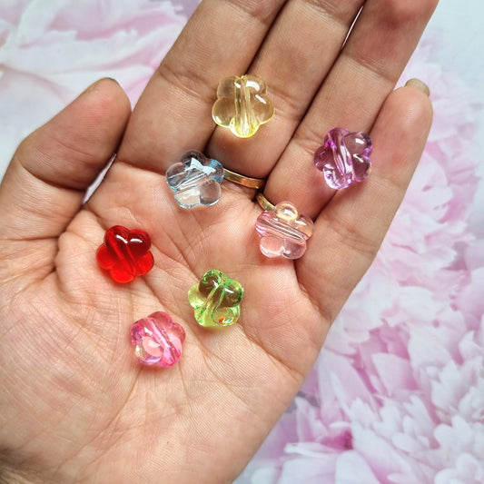Colorful Flower Beads